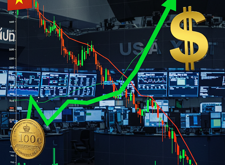 Chứng Khoán Việt Nam và Mỹ Cùng Tăng, Vàng Suy Yếu Do USD Mạnh